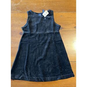 NWT Gap Kids Black Velour Dress/Jumper Size Small
